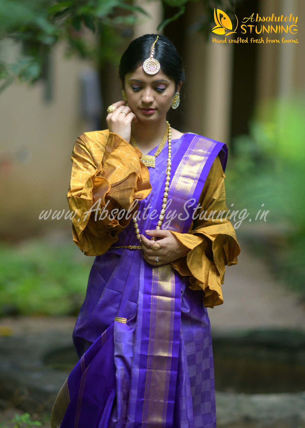 MELLINAM Hand Woven Payadi Lavender