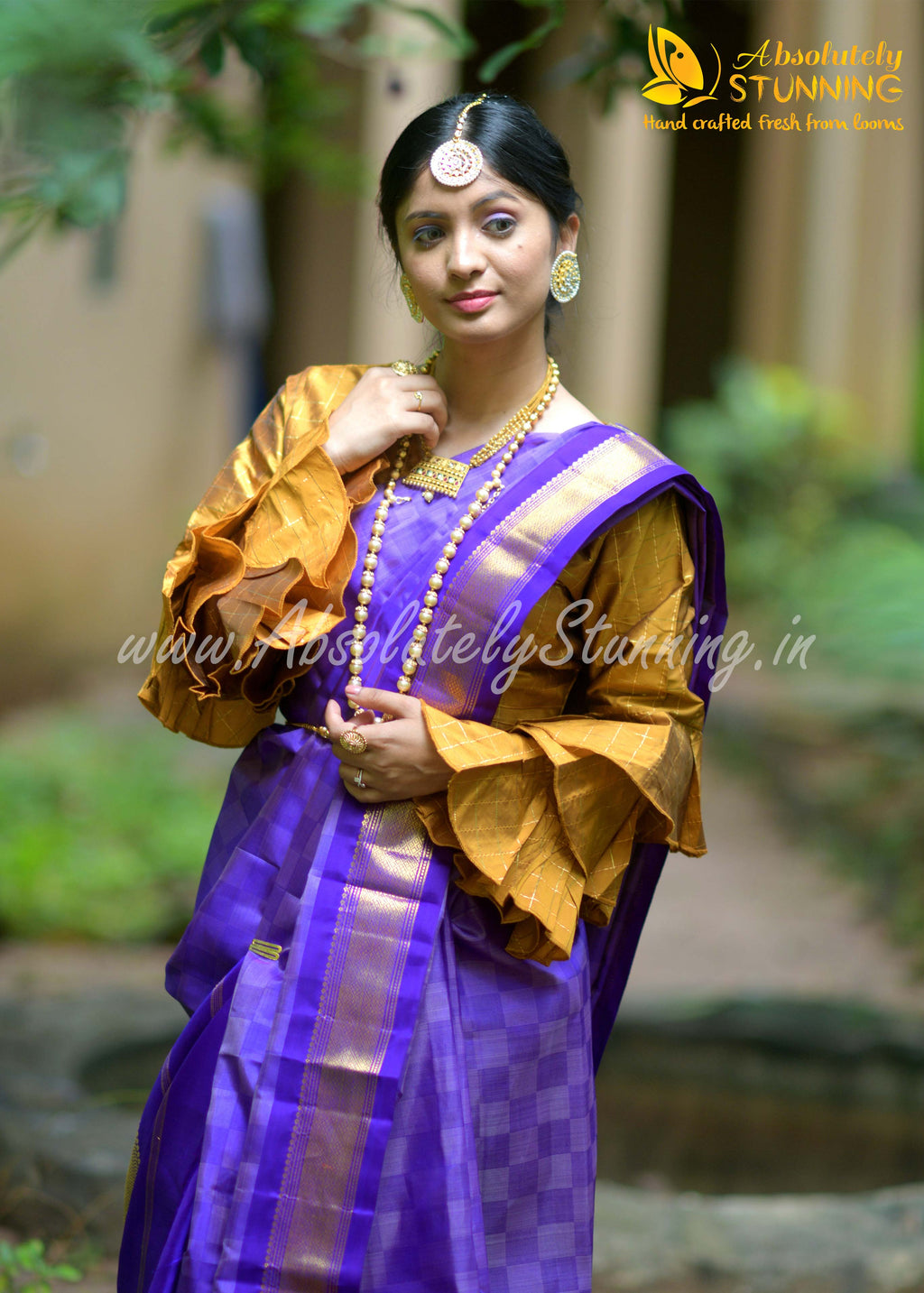 MELLINAM Hand Woven Payadi Lavender