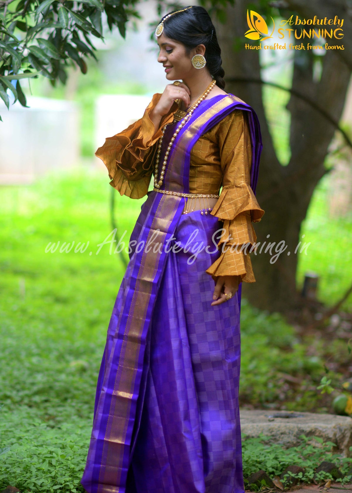MELLINAM Hand Woven Payadi Lavender