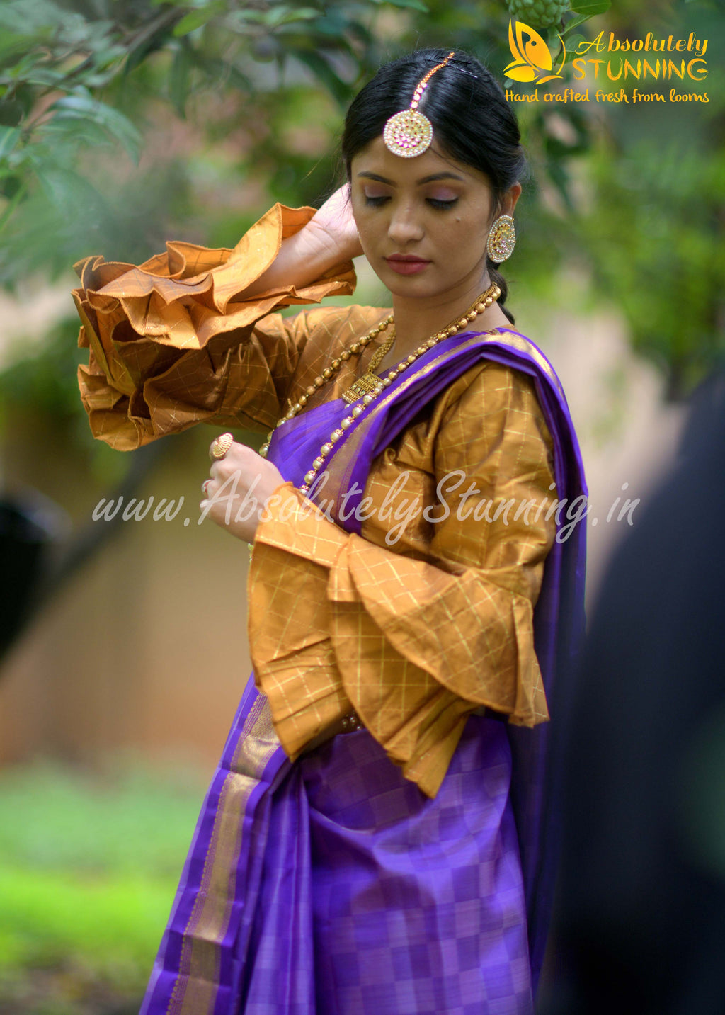 MELLINAM Hand Woven Payadi Lavender