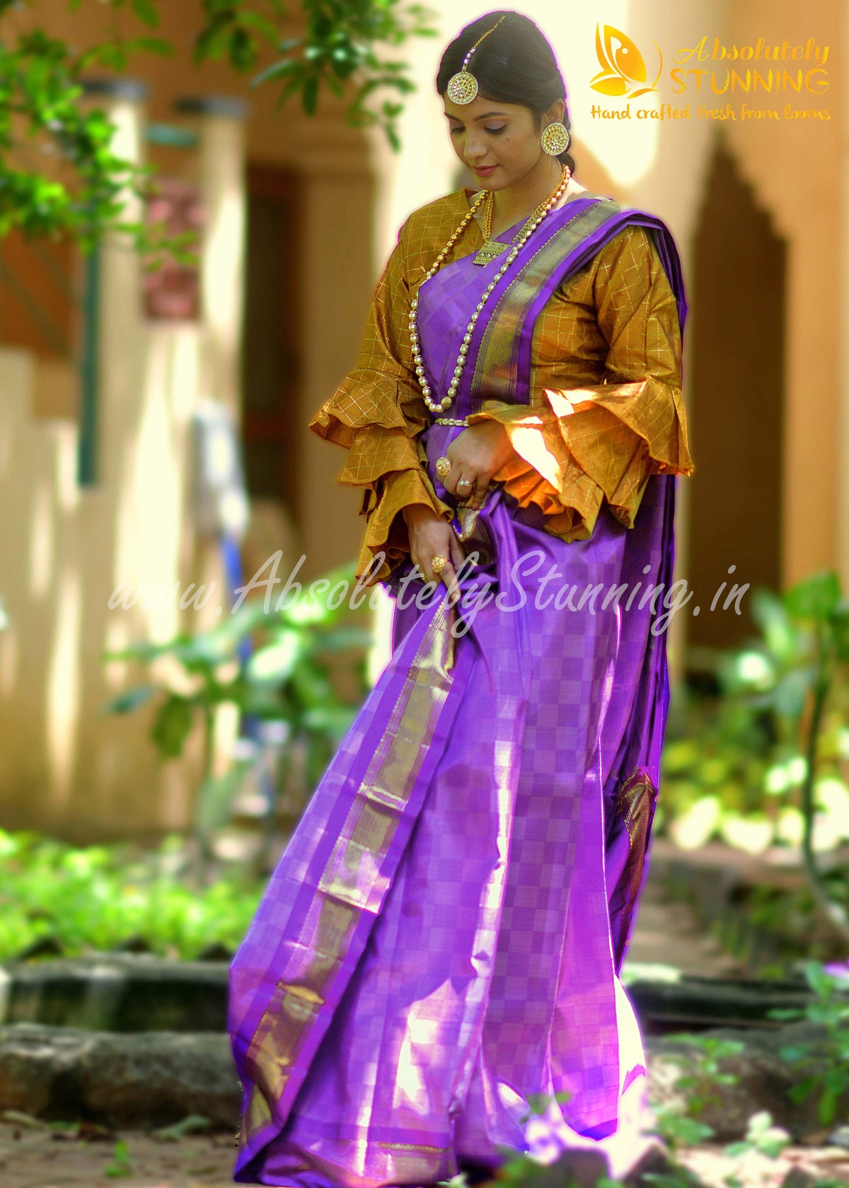 MELLINAM Hand Woven Payadi Lavender