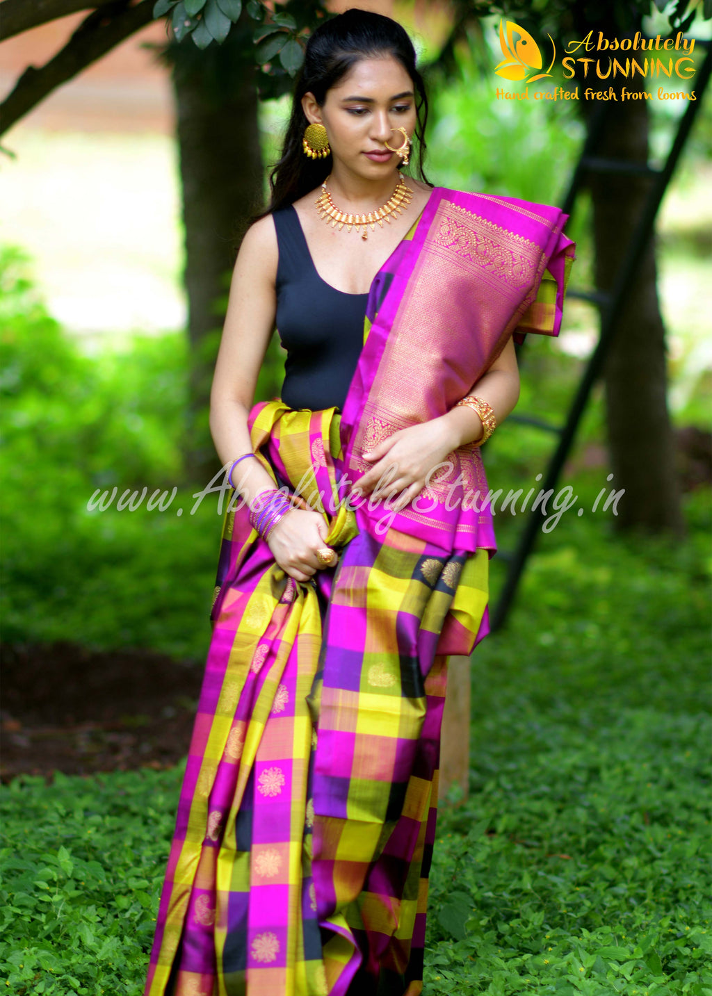 PANJAVARNAM Hand Woven Multicolour