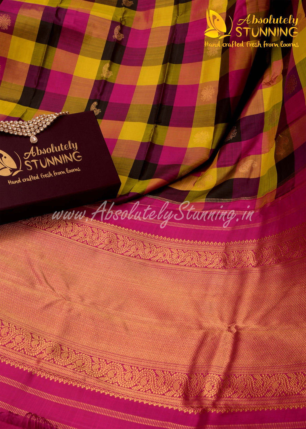 PANJAVARNAM Hand Woven Multicolour