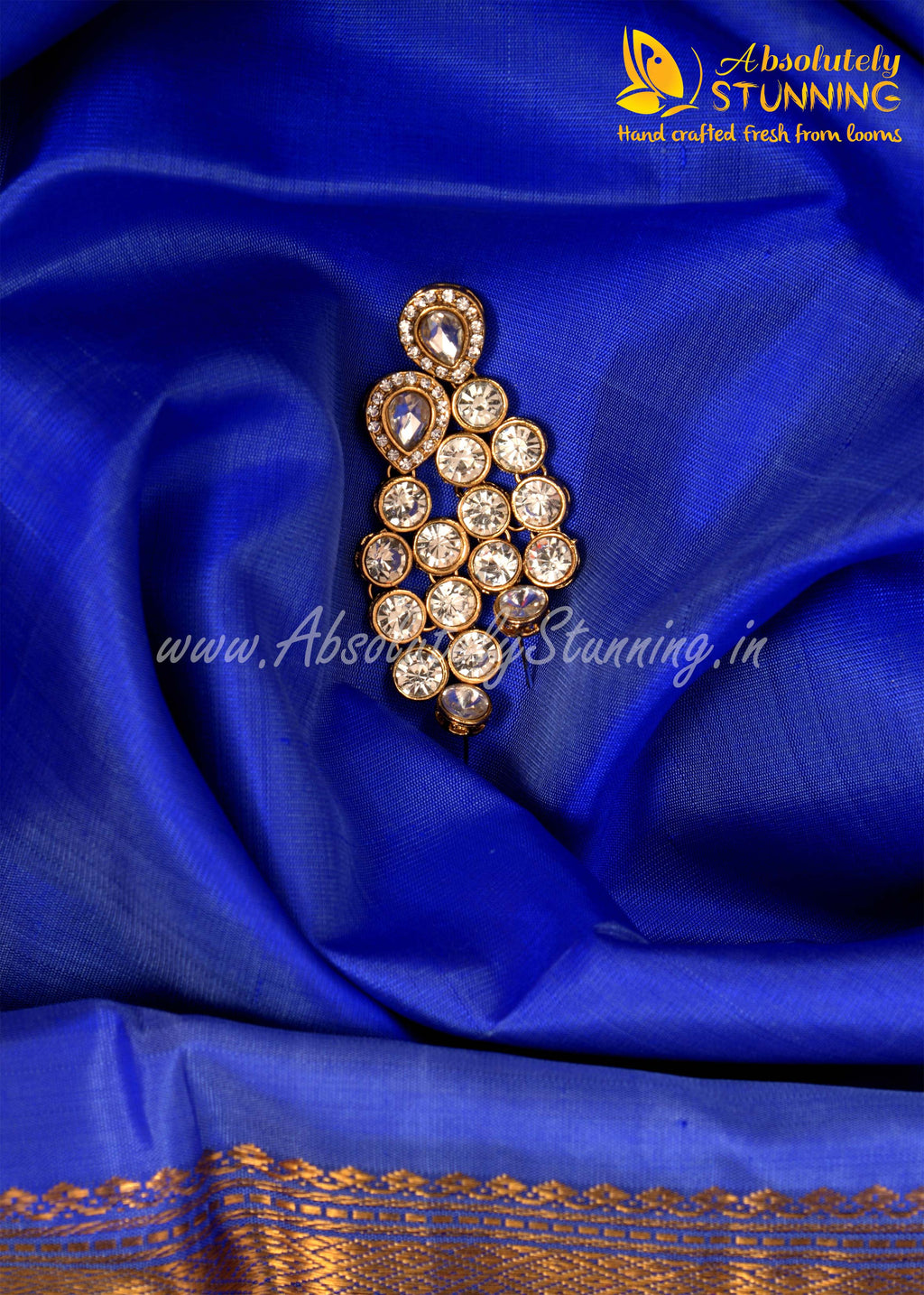 MELLINAM Hand Woven Payadi Azure Blue