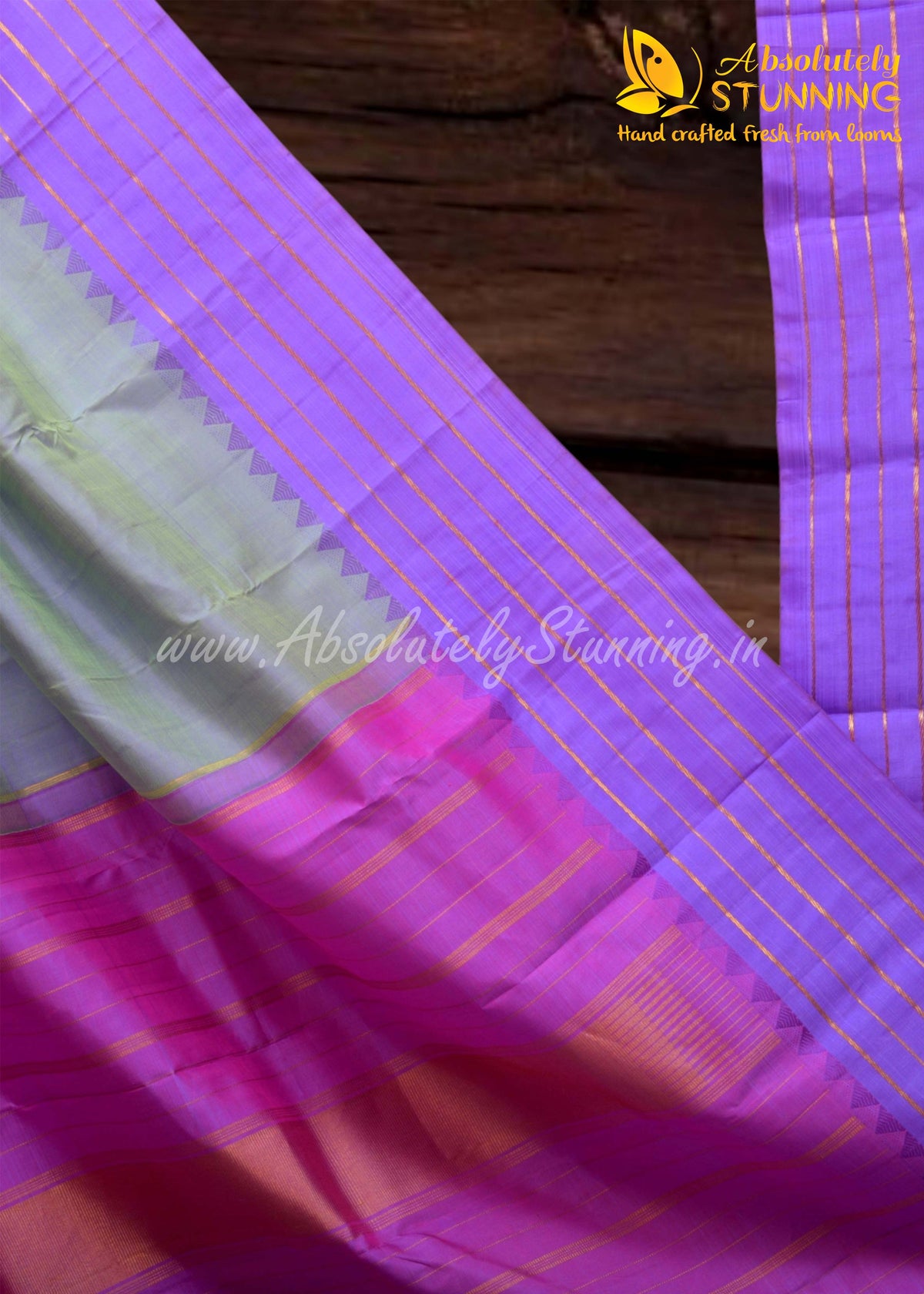 TRIVARNAM Hand Woven Tricolour