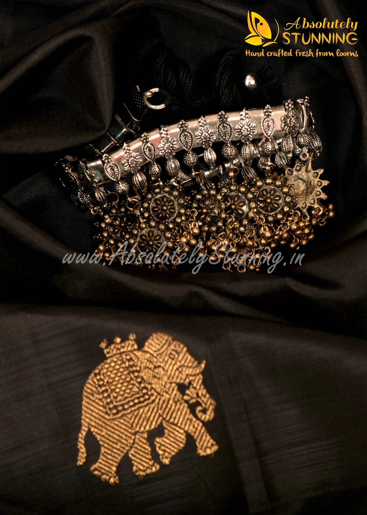 RATHOTSAVAM Hand Woven Olive Green