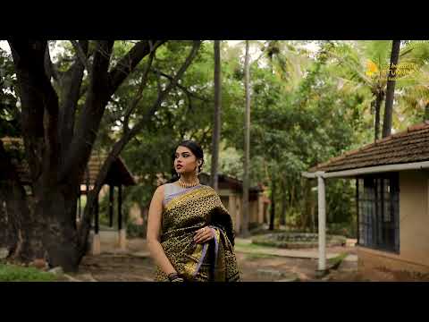 MAYOORANARTHANAM Hand Woven Black Bridal