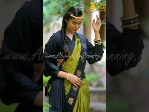 RATHOTSAVAM Hand Woven Olive Green