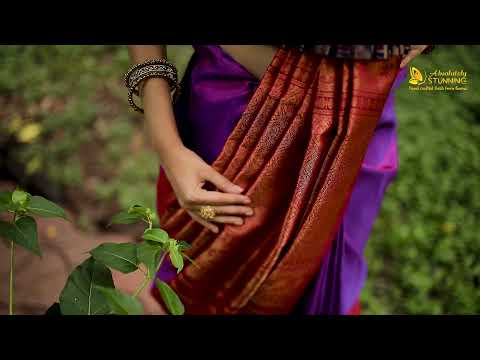 AAMRAM Hand Woven Bright Magenta Paisley Motif